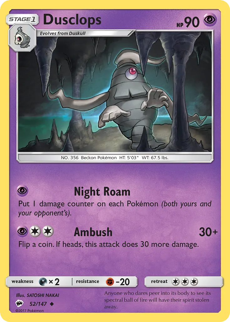 Dusclops card image