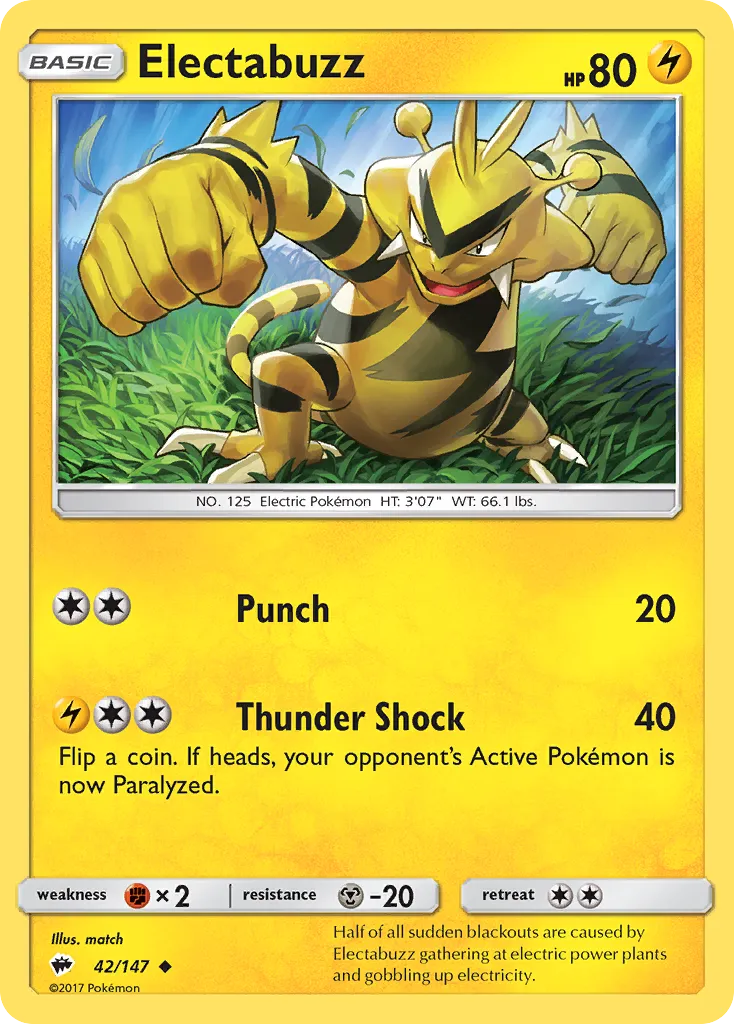 Electabuzz card image