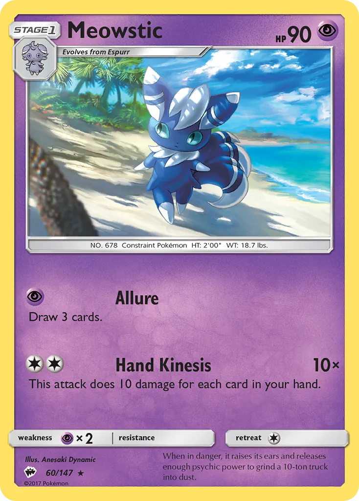 Meowstic card image
