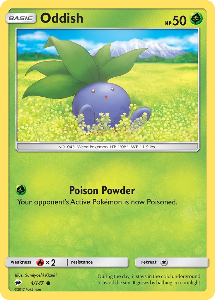 Oddish card image