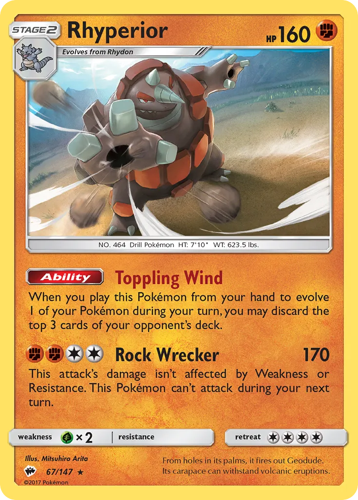 Rhyperior card image