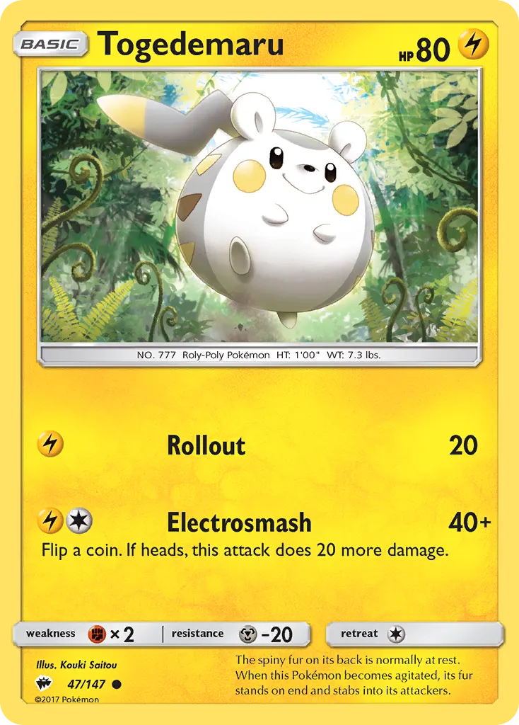 Togedemaru card image