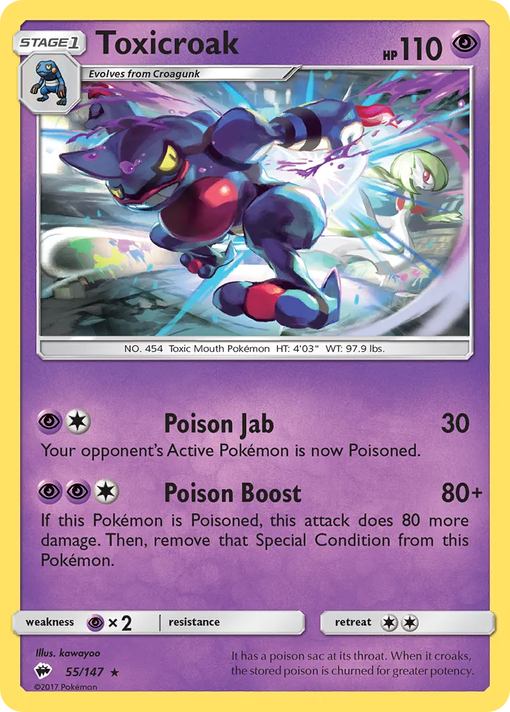 Toxicroak card image