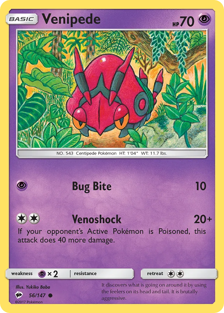 Venipede card image