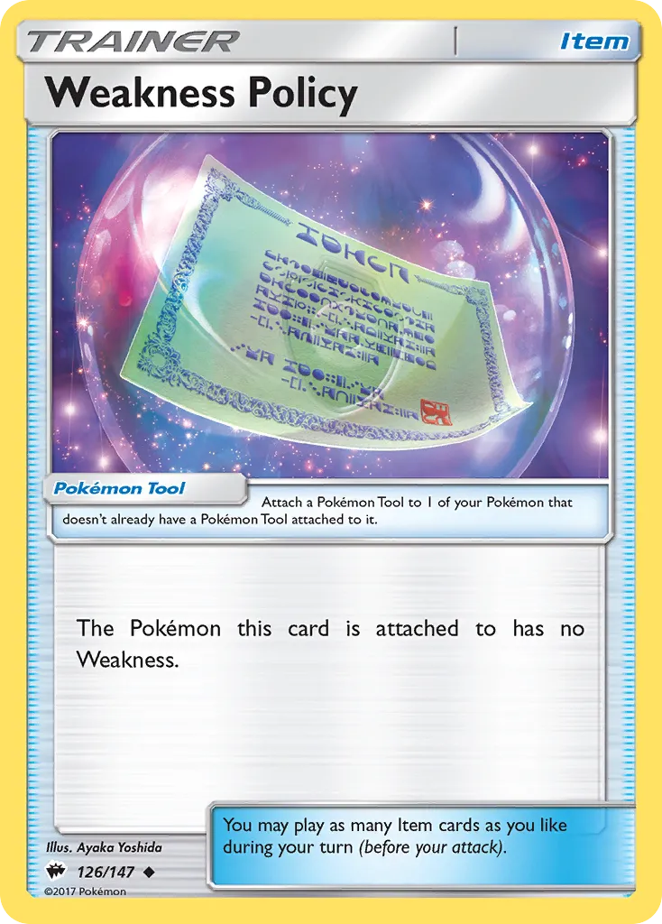 Weakness Policy card image