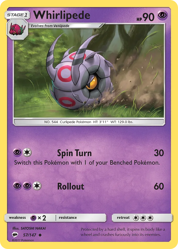 Whirlipede card image