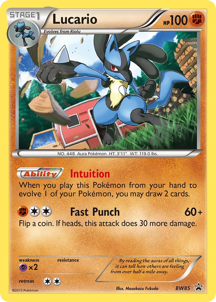 Lucario #BW85 card image
