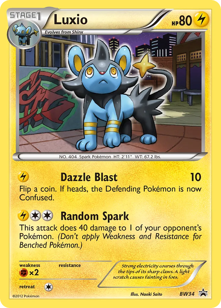 Luxio card image