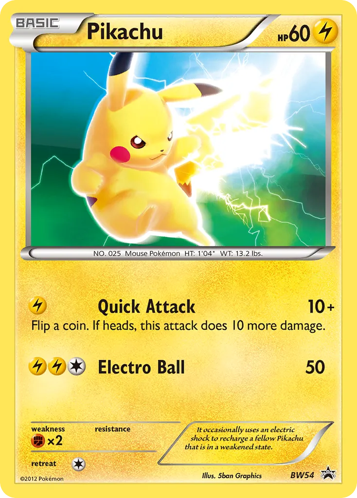 Pikachu card image