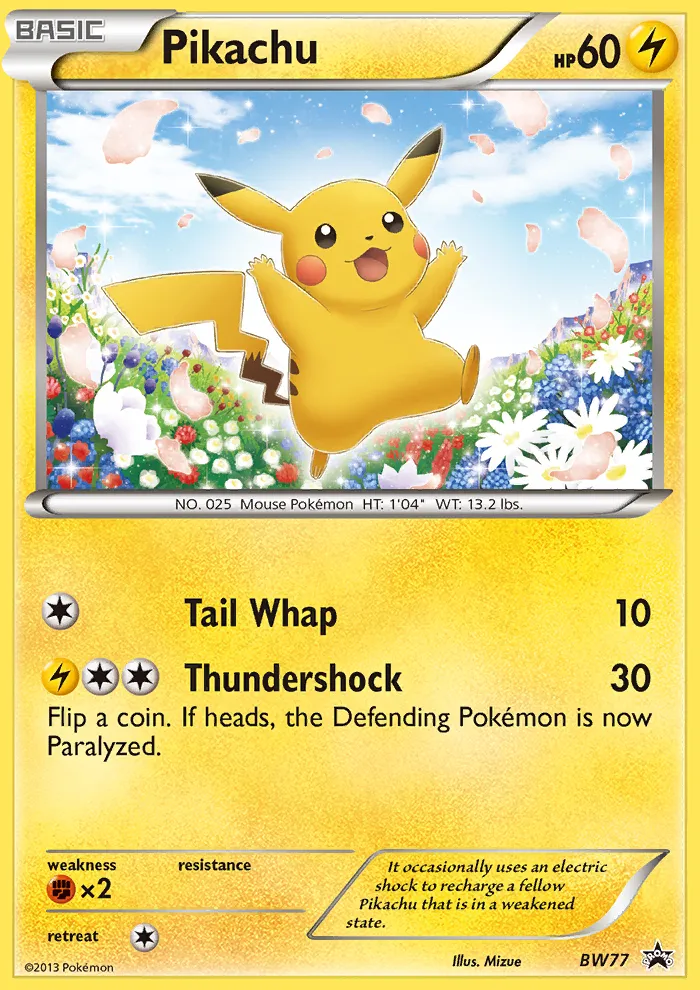 Pikachu card image