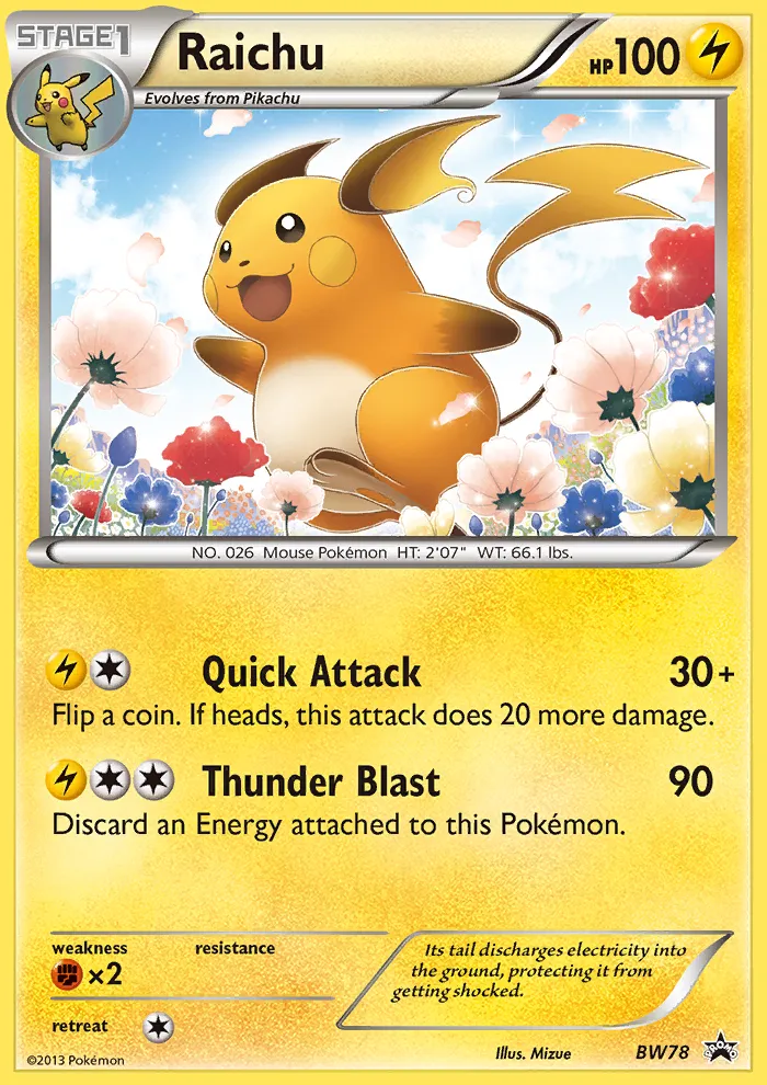 Raichu card image