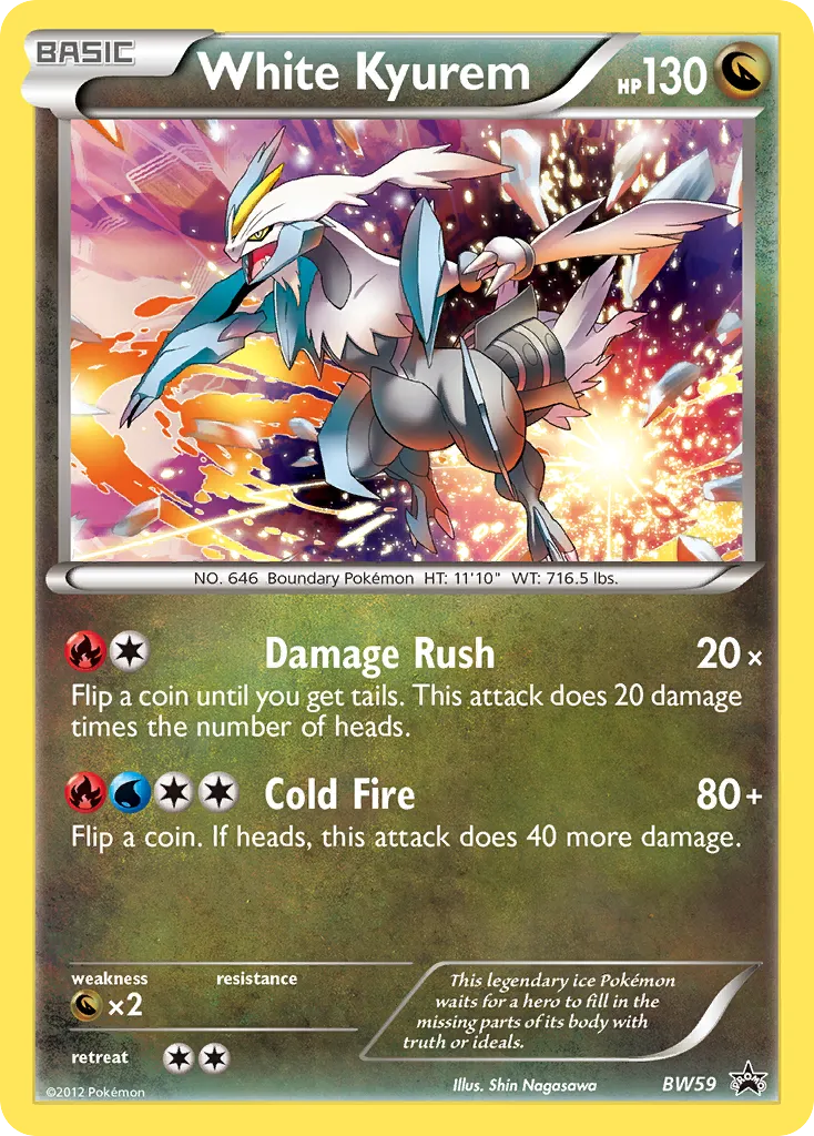 White Kyurem card image