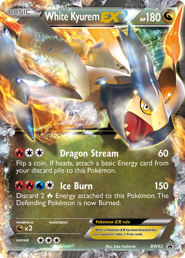 White Kyurem-EX card image