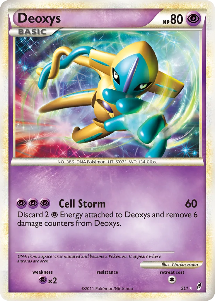 Deoxys #SL1 card image