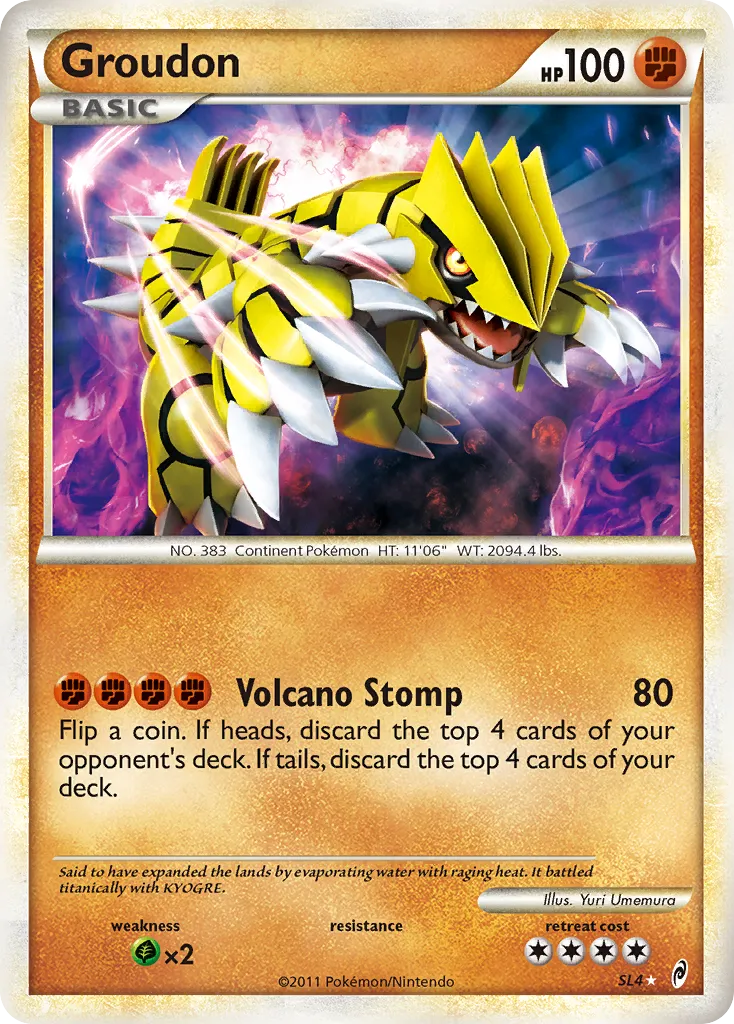 Groudon #SL4 card image