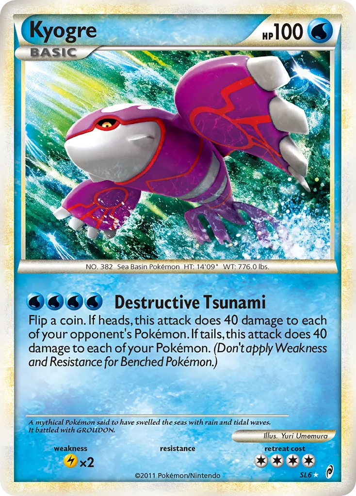 Kyogre card image