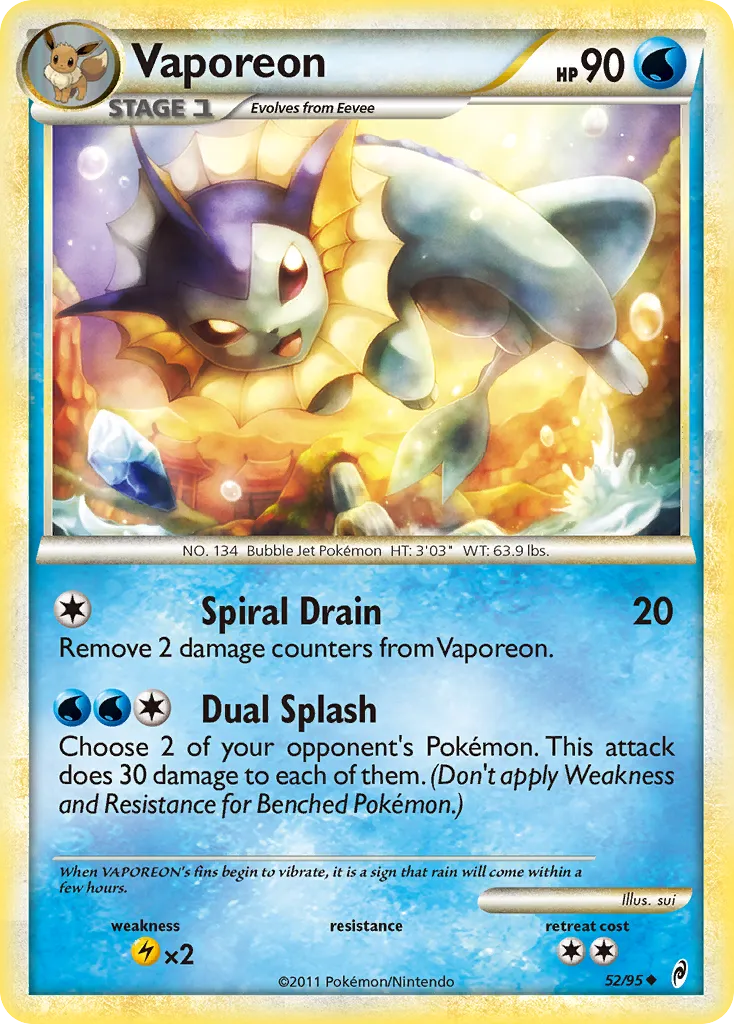 Vaporeon card image