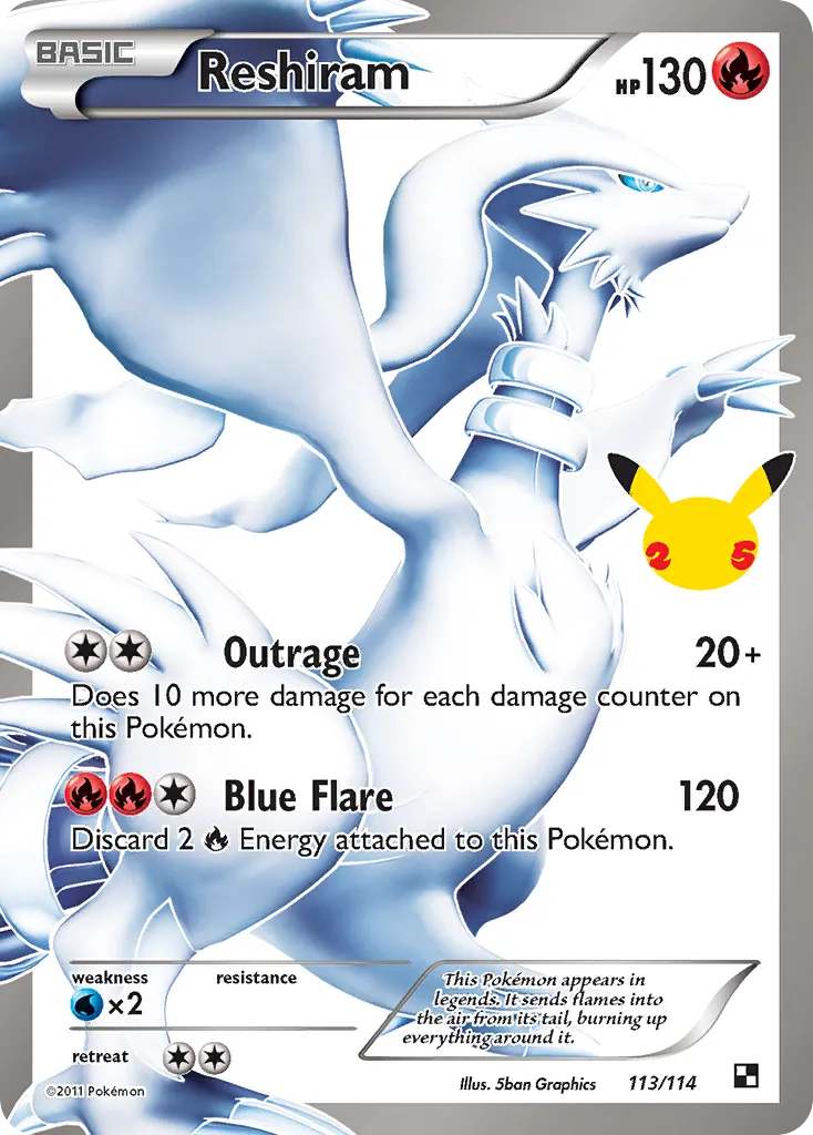Reshiram #113 card image