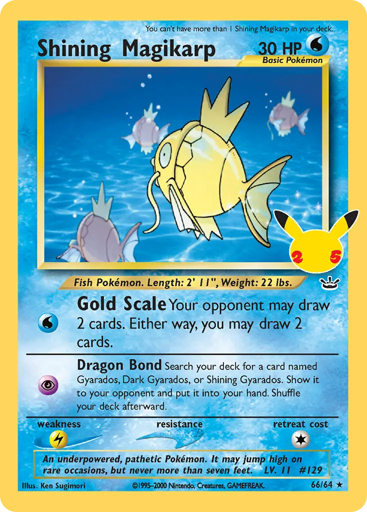 Shining Magikarp #66 card image