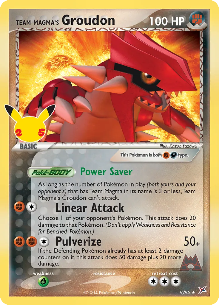 Team Magma's Groudon card image