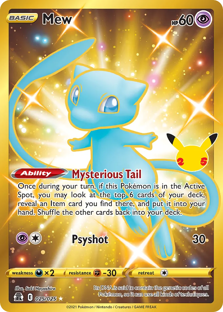 Mew #25 card image