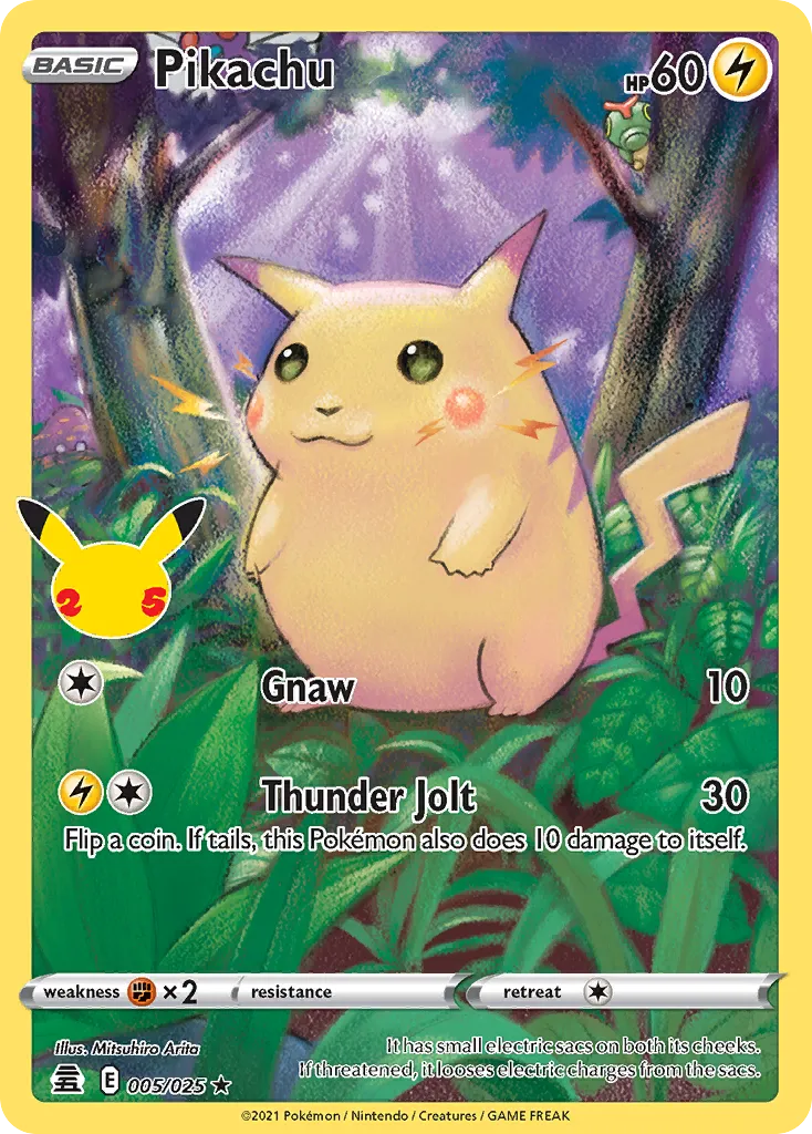 Pikachu card image