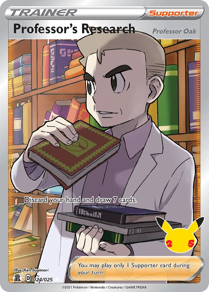Professor's Research (Professor Oak) card image