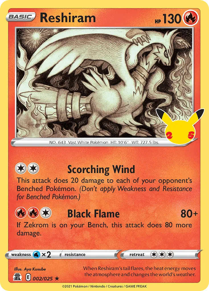 Reshiram card image