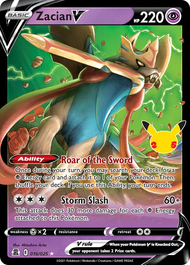 Zacian V card image