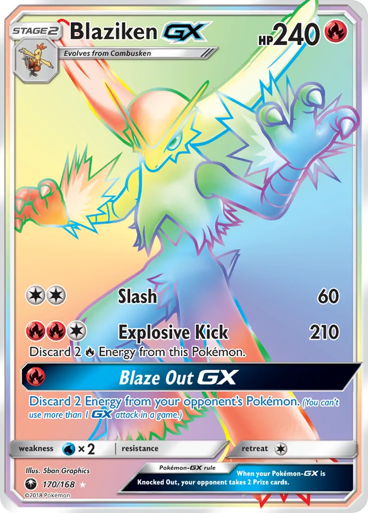 Blaziken-GX #170 card image