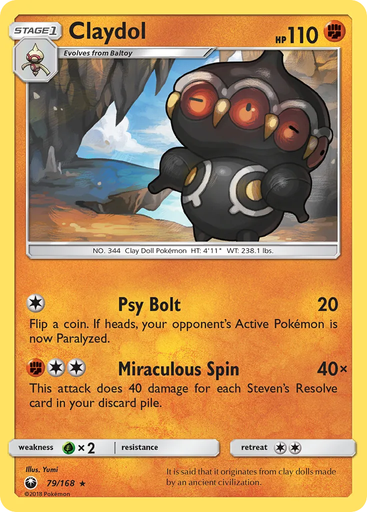 Claydol card image