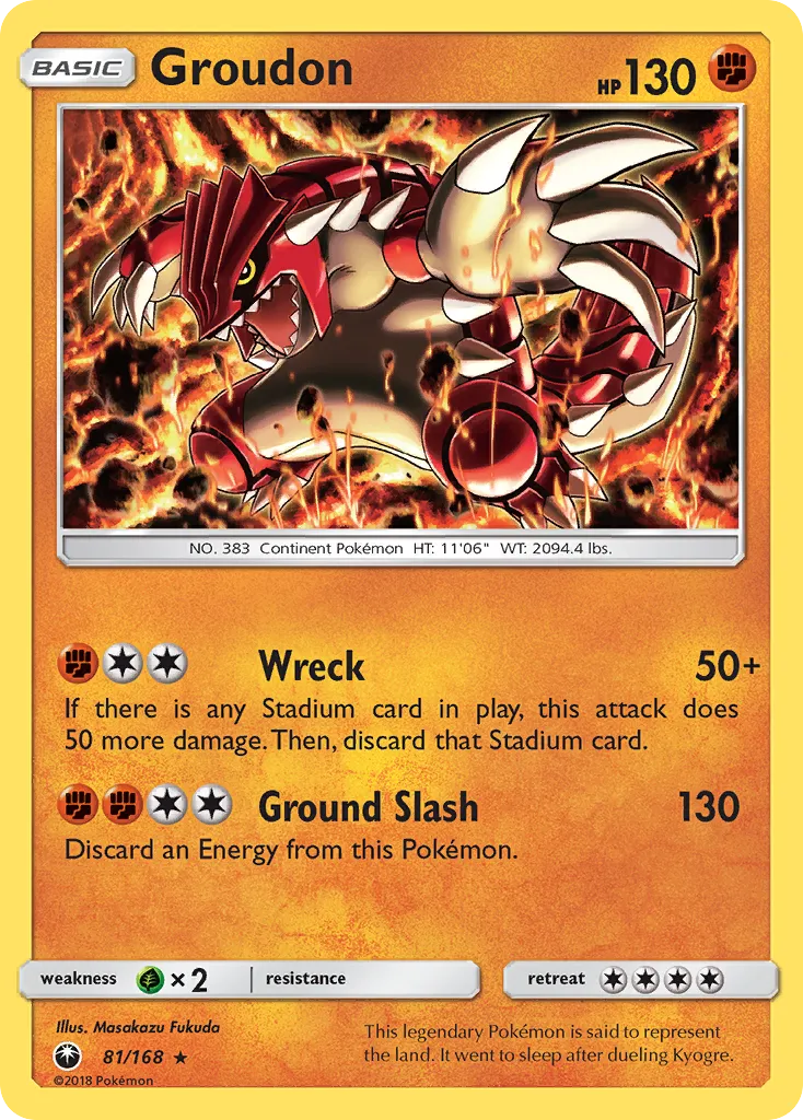 Groudon card image