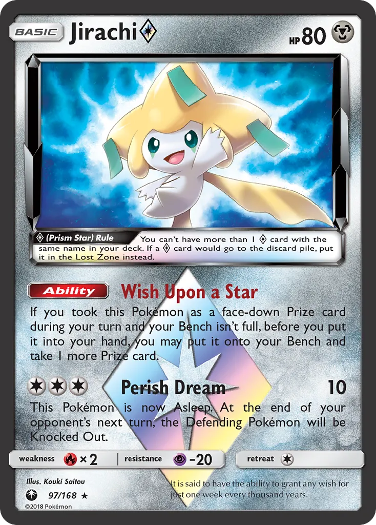 Jirachi Prism Star card image