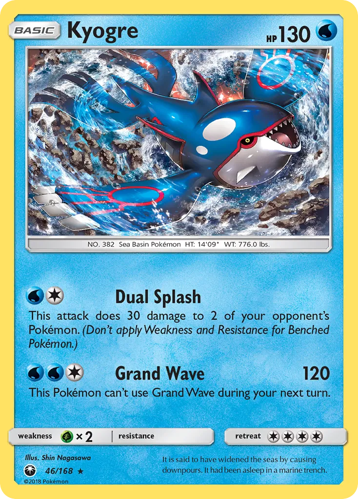 Kyogre card image