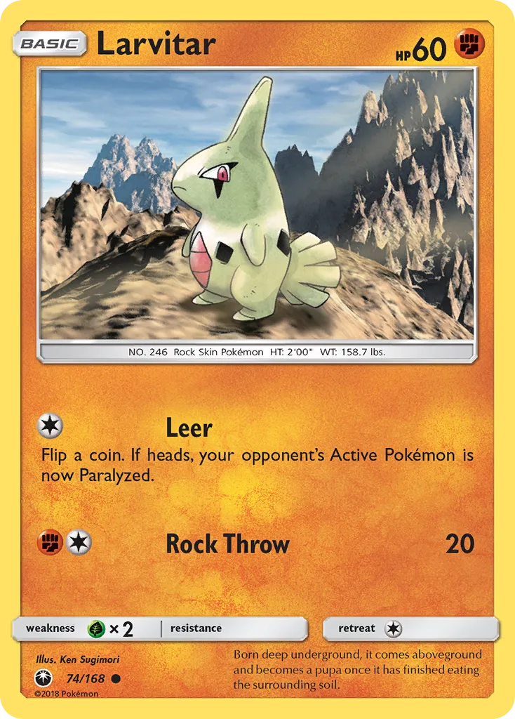 Larvitar card image