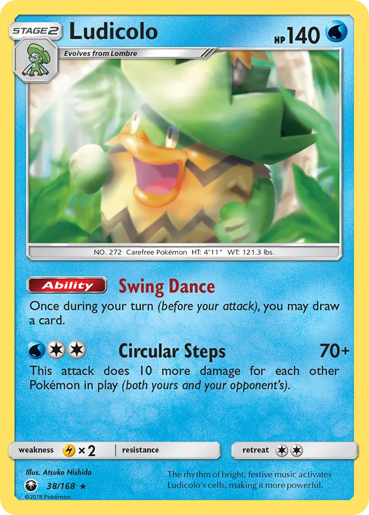 Ludicolo card image