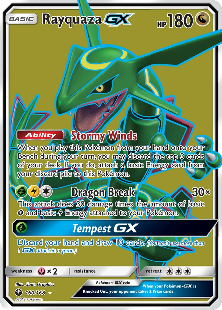 Rayquaza-GX #160 card image