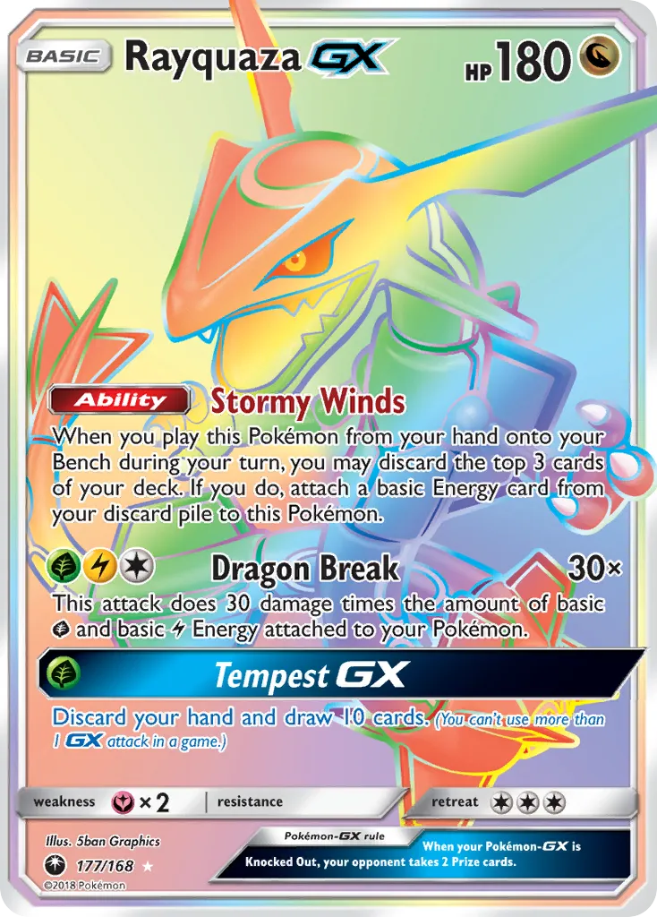 Rayquaza-GX #177 card image