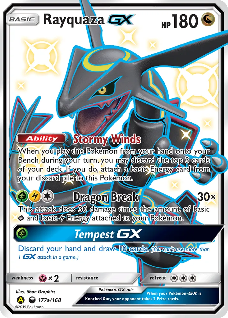 Rayquaza-GX #177a card image