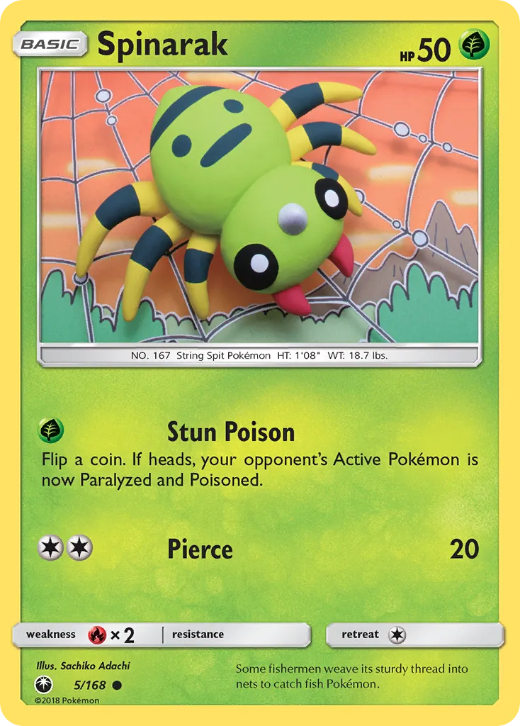Spinarak card image