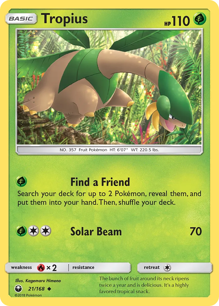 Tropius card image