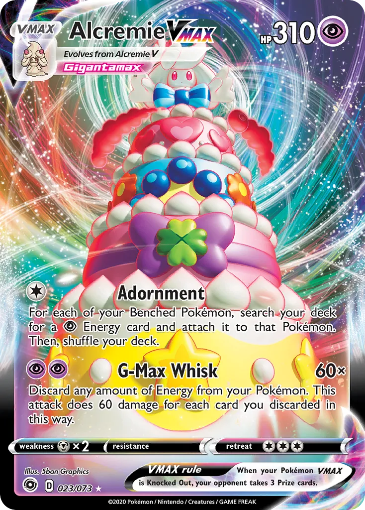 Alcremie VMAX #23 card image
