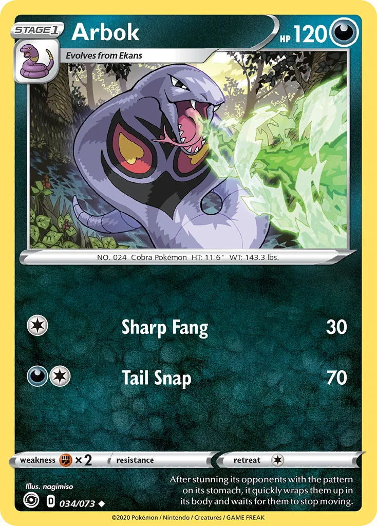 Arbok card image