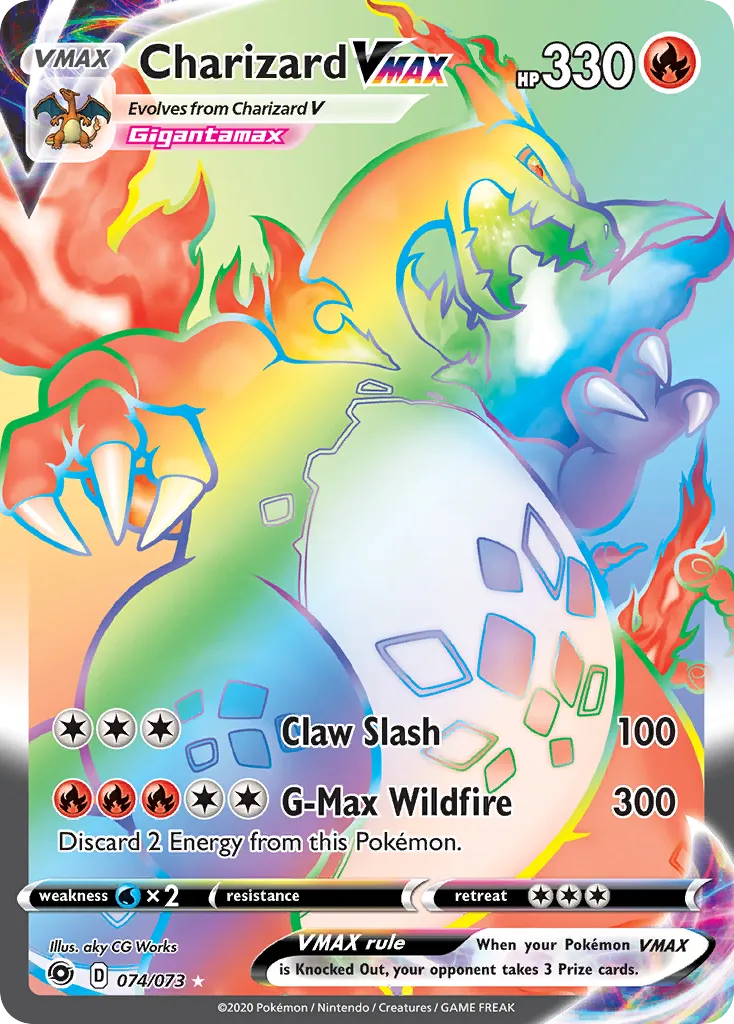 Charizard VMAX #74 card image