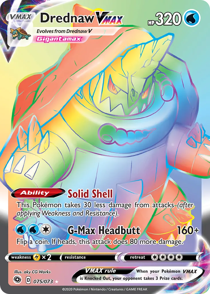 Drednaw VMAX #75 card image