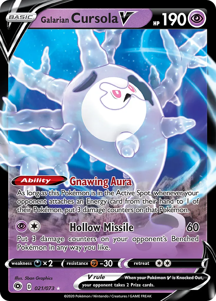 Galarian Cursola V card image