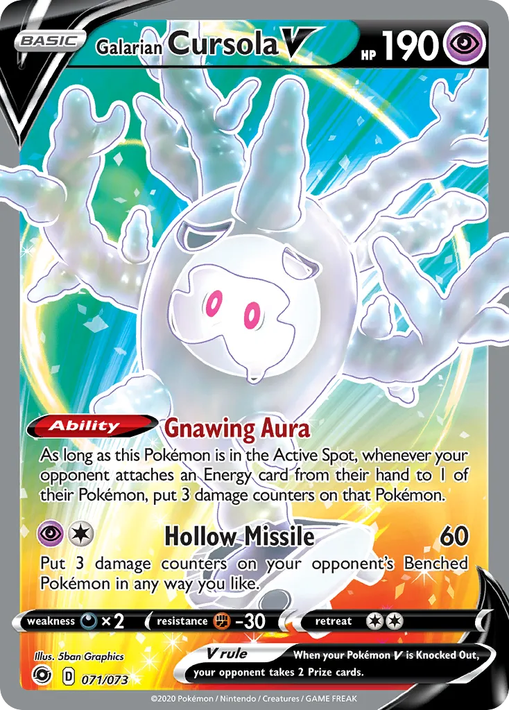Galarian Cursola V card image