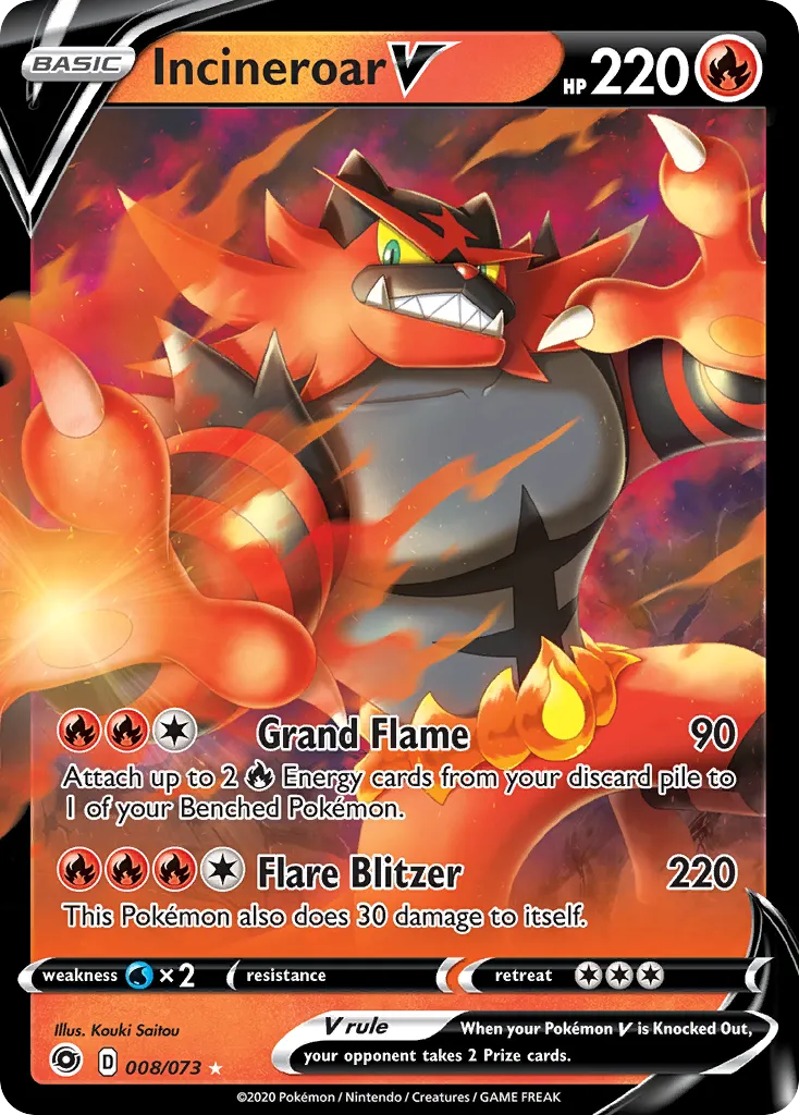 Incineroar V card image
