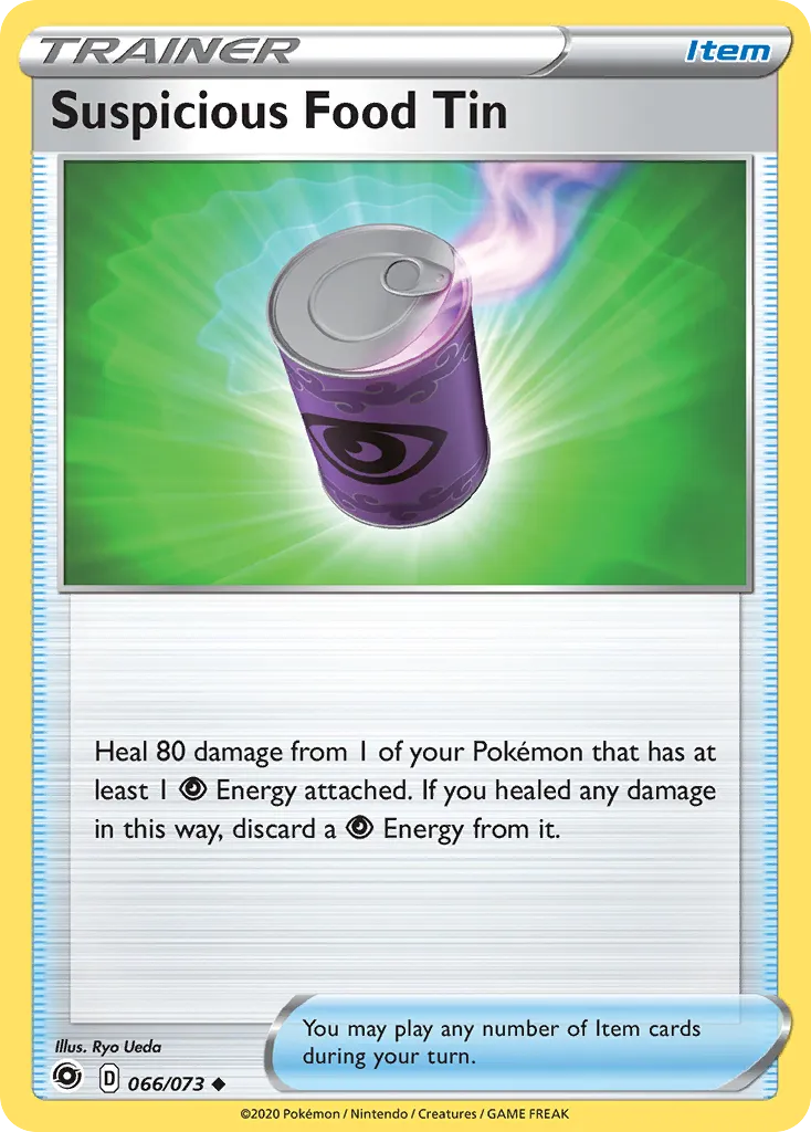 Suspicious Food Tin card image