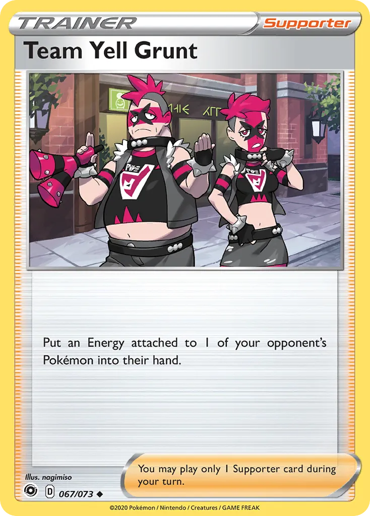 Team Yell Grunt card image